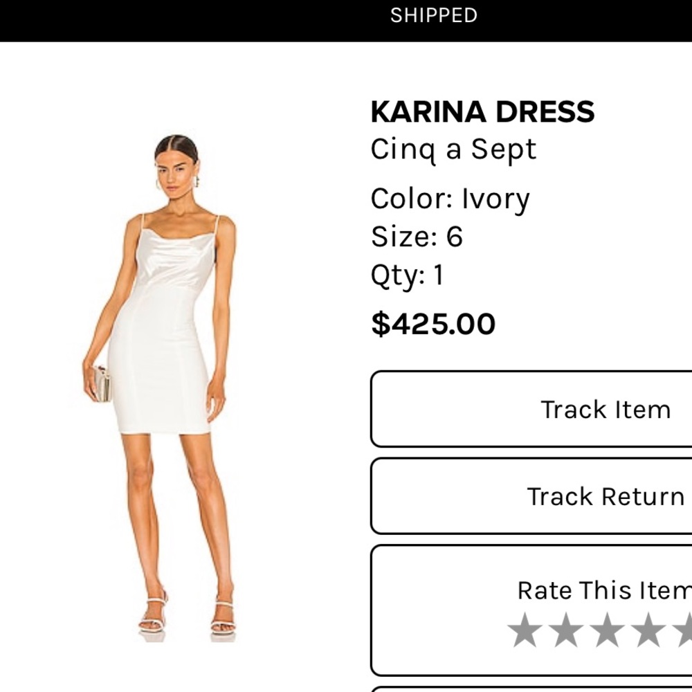 Revolve Cinq A Sept White Bridal Dress